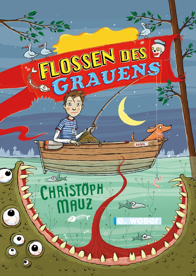 Cover des Buches "Flossen des Grauens"
