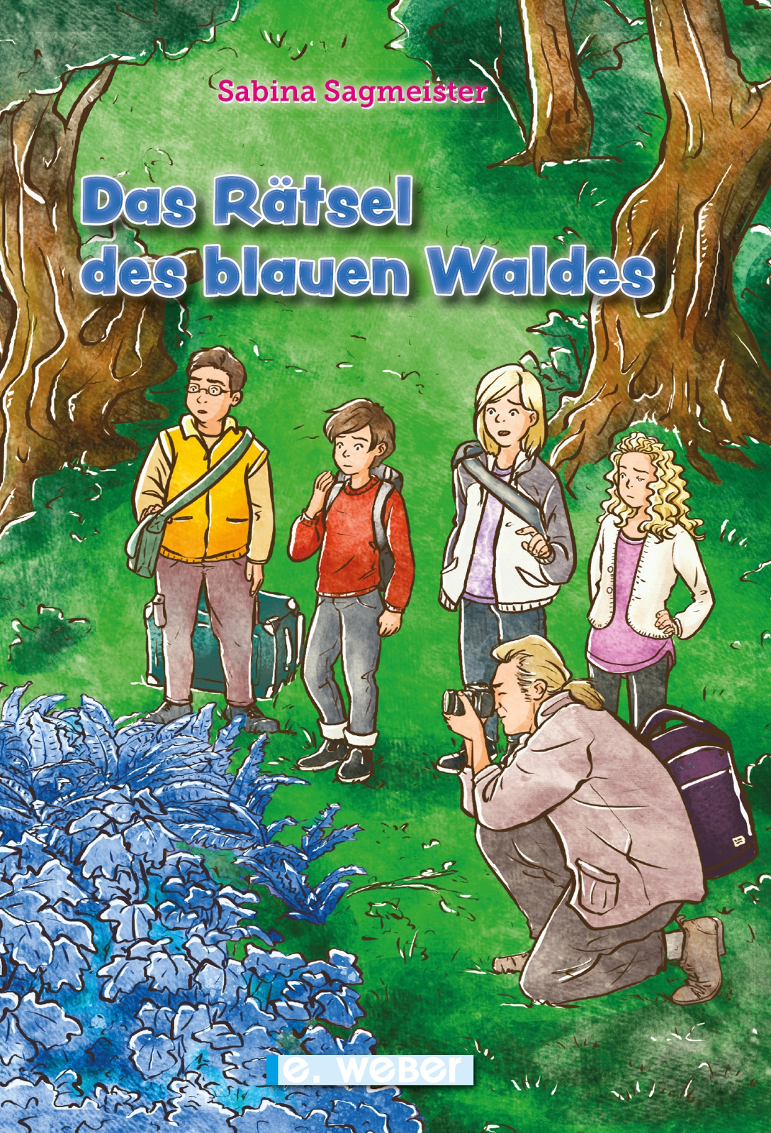 Cover des Buches "Das Rätsel des blauen Waldes"